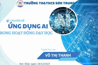 🤖 ỨNG DỤNG AI – NÂNG CAO CHẤT LƯỢNG DẠY HỌC TRONG THỜI ĐẠI SỐ